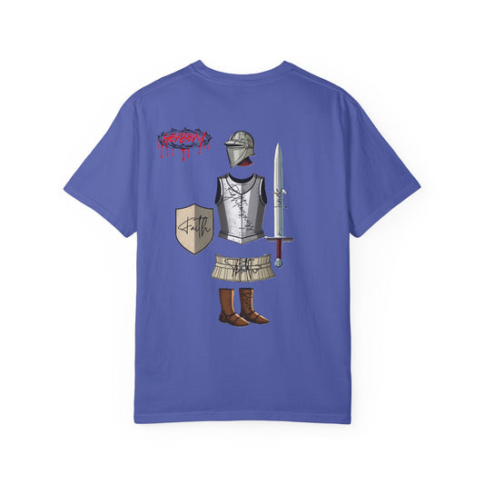 Unisex Garment-Dyed T-Shirt - The Whole Armour of God Design